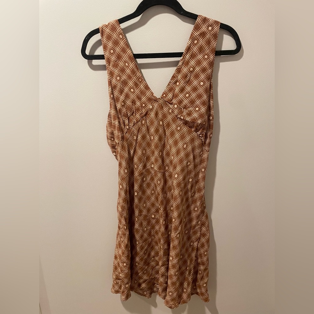 Brown Short Sundress